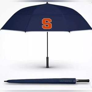 NEW Weatherman Syracuse Orangemen NCAA 68" Golf Umbrella Beach Camping